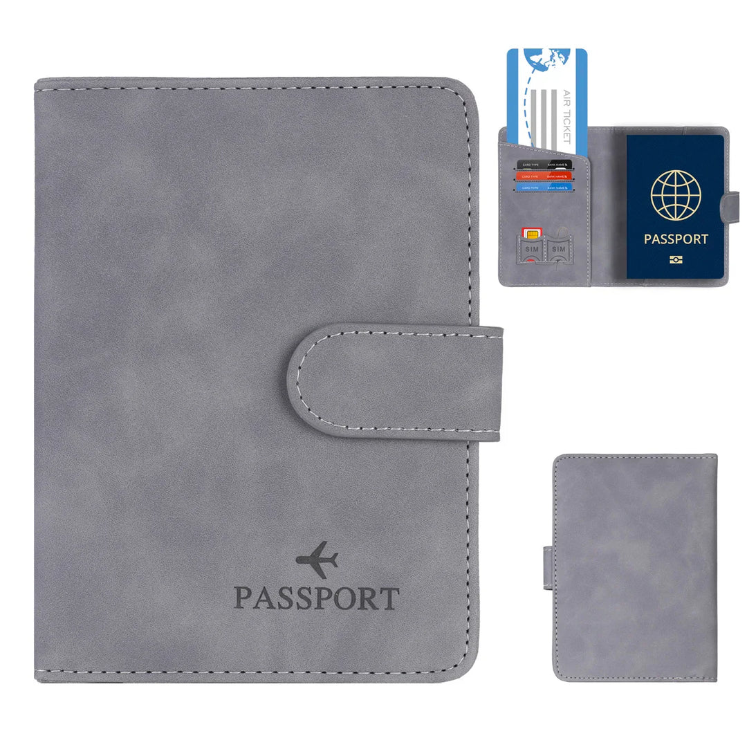 Passhülle mit RFID-Blocker: Für Damen & Herren, ein Must-have für sichere und stilvolle Reisen.