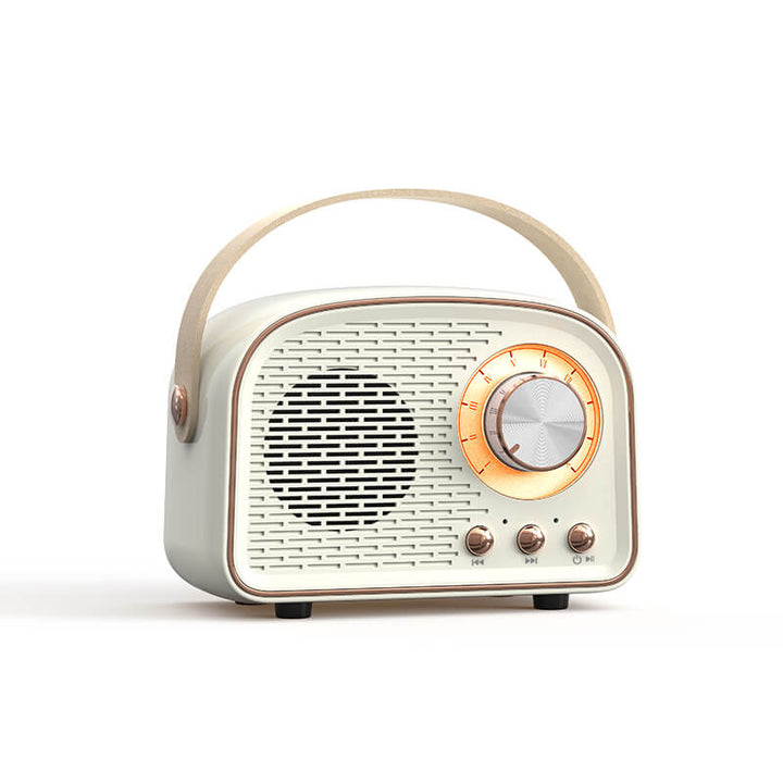 Vielseitiger Vintage Bluetooth Lautsprecher "RetroVibe" für kabellosen Sound & FM-Radio.