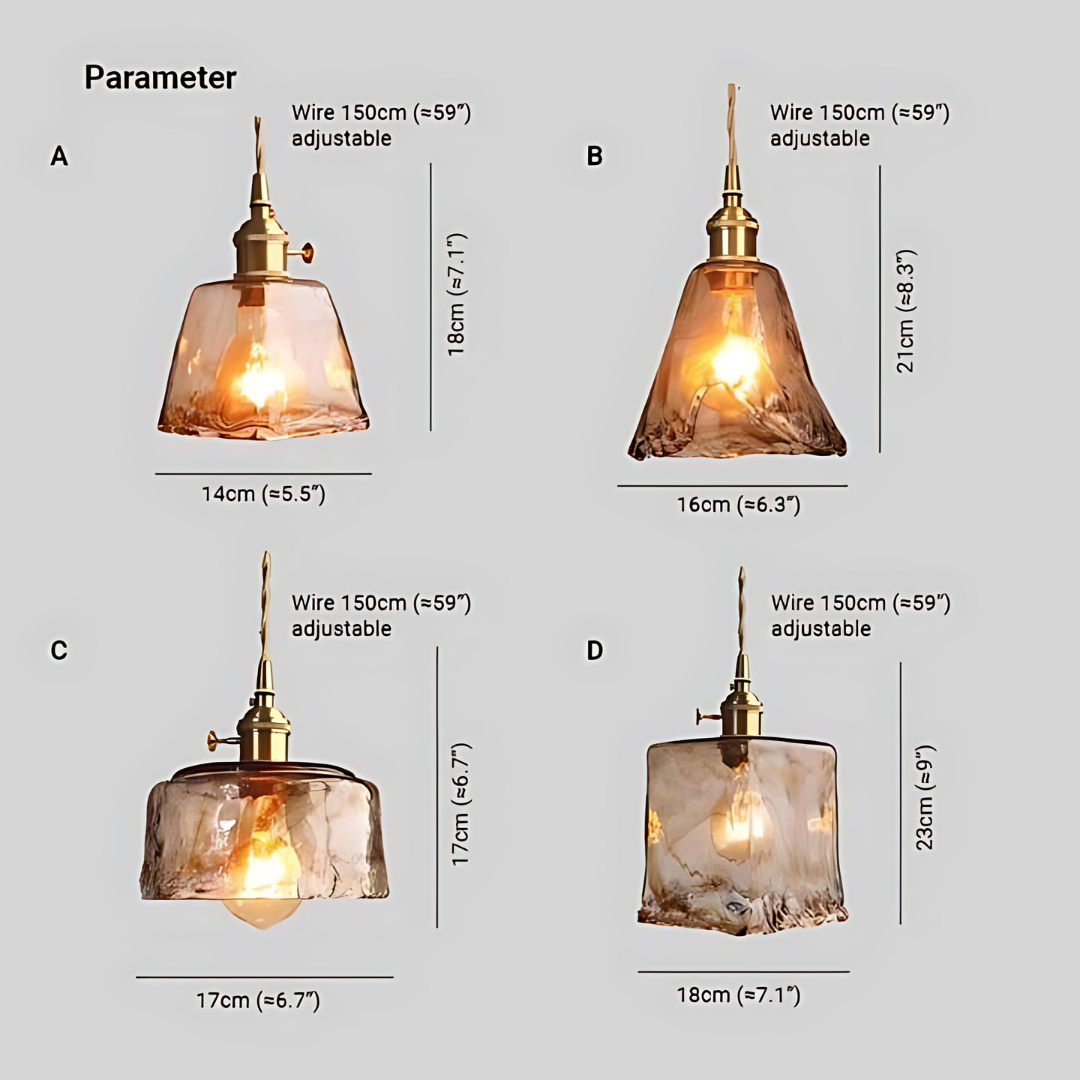 Moderne Vintage Hängeleuchte LED, elegante Innenbeleuchtung für Schlafzimmer oder Flur.