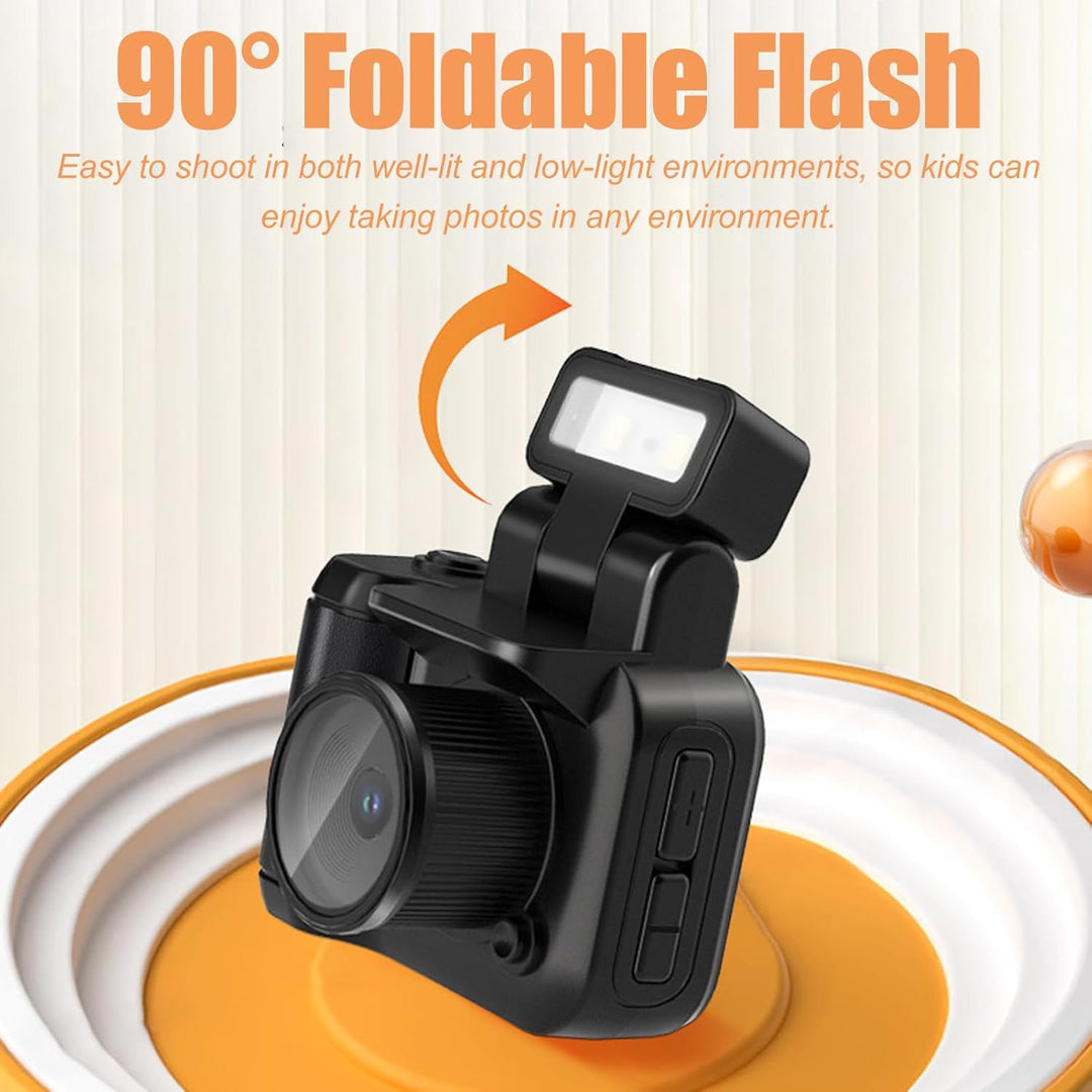 Handliche Retro Mini Fotokamera 1080P als Schlüsselanhänger für spontane Video- & Fotoaufnahmen.
