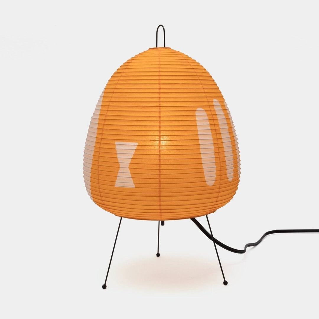Vielseitige Papierlampe als Tischleuchte, Retro-Design für gemütliches Wohn- und Schlafzimmer.