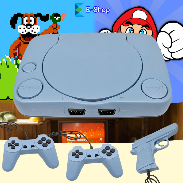 Retro TV Spielekonsole PixelPlay mit klassischem 8-Bit Gaming für zeitlosen Spielspaß, Plug & Play.