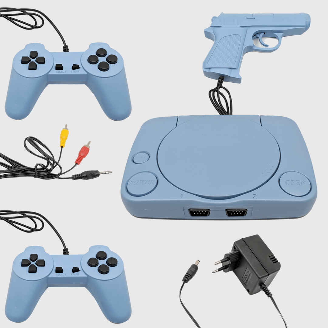 Familienfreundliche Retro TV Spielekonsole PixelPlay, perfekte Geschenkidee für Gaming-Klassiker & Unterhaltung.