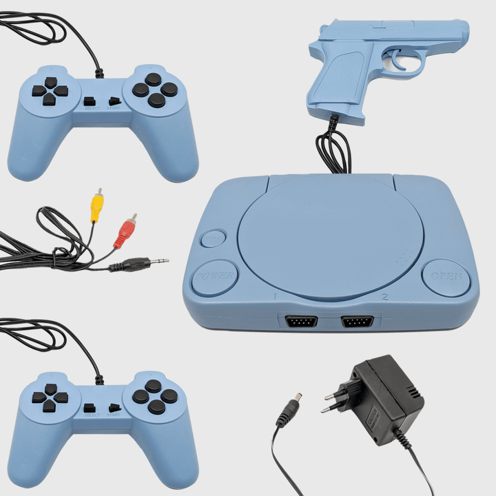 Familienfreundliche Retro TV Spielekonsole PixelPlay, perfekte Geschenkidee für Gaming-Klassiker & Unterhaltung.