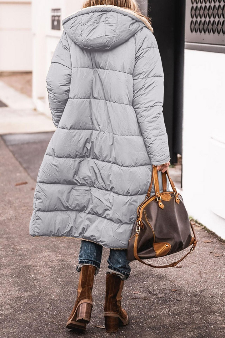 Damen Winter Mantel, reversibel, Puffer-Design, warm, komfortabel & stilvoll für den Alltag.