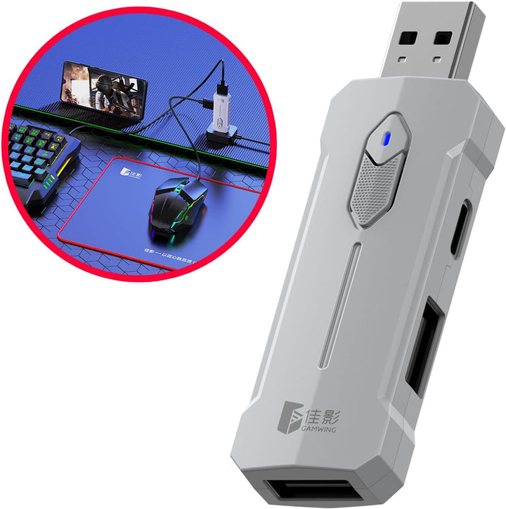 Komplettes RGB Gaming-Tastatur und Maus Set, Plug-and-Play für sofortiges mobiles oder PC-Gaming.