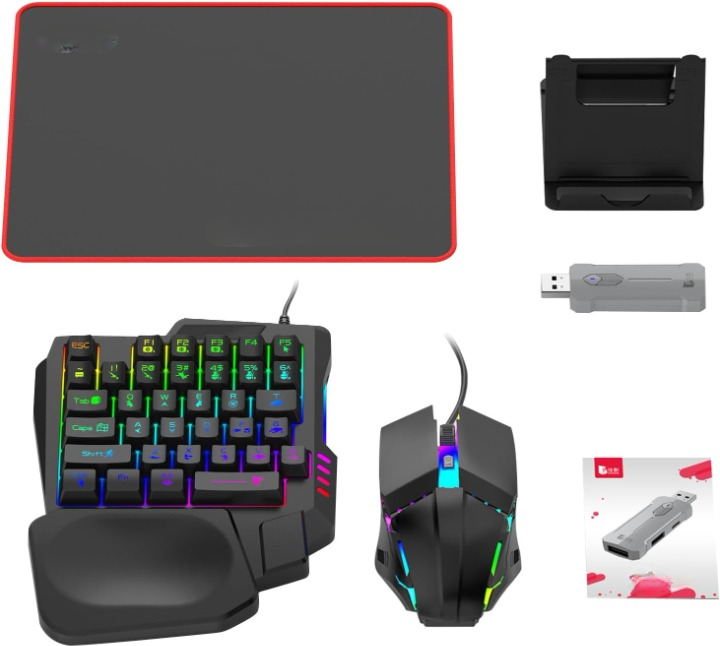 Zyvorn RGB Gaming-Tastatur & Maus Set; unverzichtbares Zubehör für anspruchsvolle Gamer.