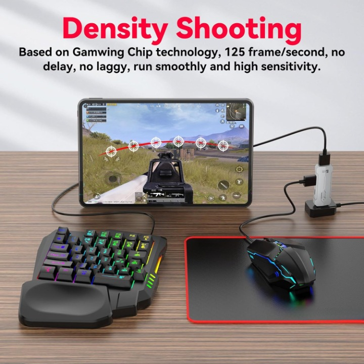 RGB Gaming-Tastatur & Maus Set mit Anti-Ghosting und ergonomischem Design für beste Gaming-Performance.