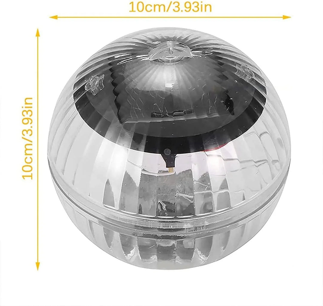 Leuchtende RGB LED Solarkugel für Pool, Teich & Gartendeko. Wasserdichte Außenbeleuchtung, schwimmend.