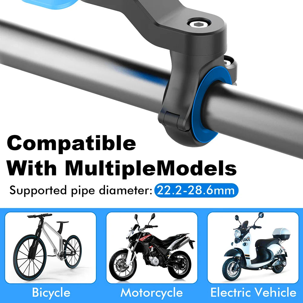 RIDELOCK Pro Smartphone Lenkerhalterung für Fahrrad; stoßfest & wetterfest für Outdoor-Touren.