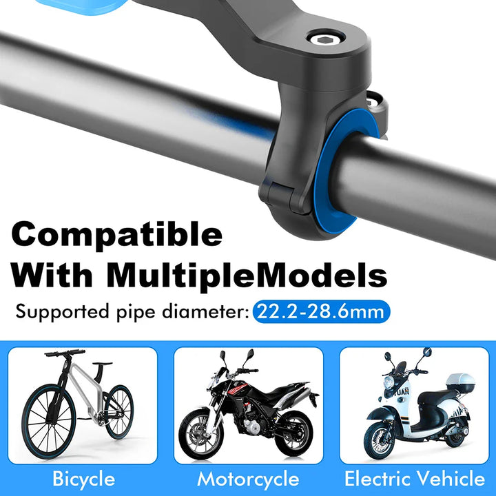 RIDELOCK Pro Smartphone Lenkerhalterung für Fahrrad; stoßfest & wetterfest für Outdoor-Touren.