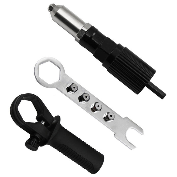 Kompaktes Nietenadapter-Set RivetMaster Pro; ideal für Heimwerker & Profis zum schnellen Blindnieten.