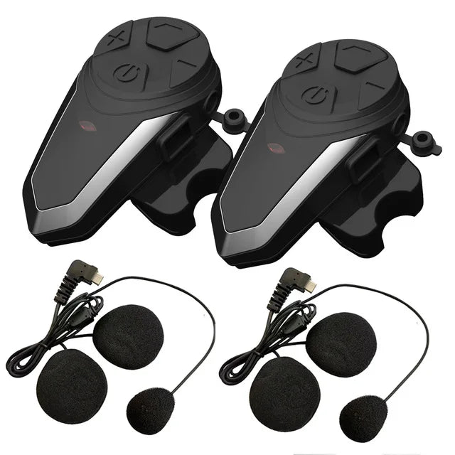 RoadLink S3 Motorrad Bluetooth Intercom mit 1000m Reichweite für reibungslose Gruppengespräche.