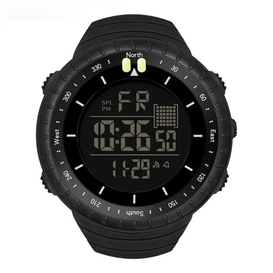 Wasserdichte Herren-Sportuhr AdventureMaster, ideal für anspruchsvolle Outdoor-Abenteuer.