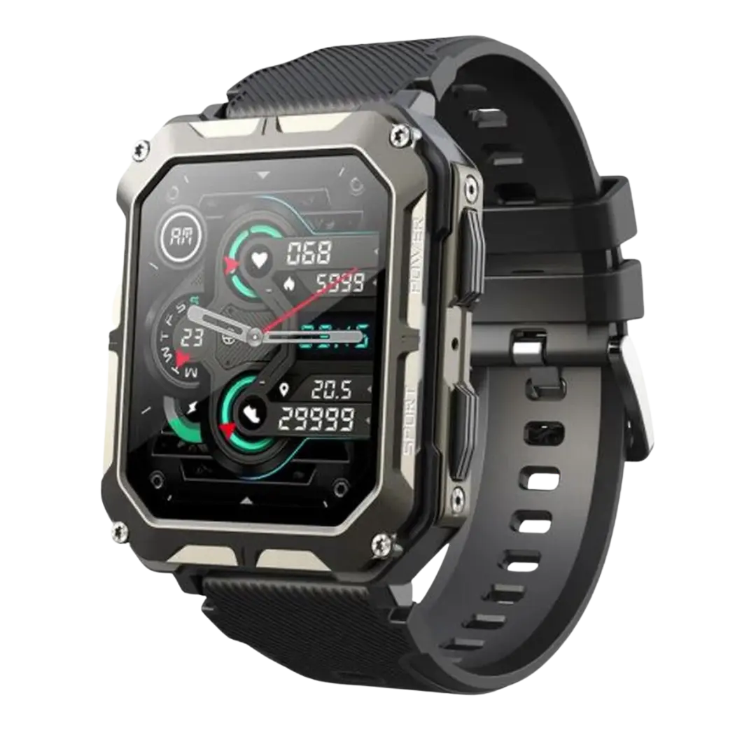 Robuste EnduranceX Smartwatch für Unisex, mit präzisem Herzfrequenzmesser, Schrittzähler & Aktivitätstracker.