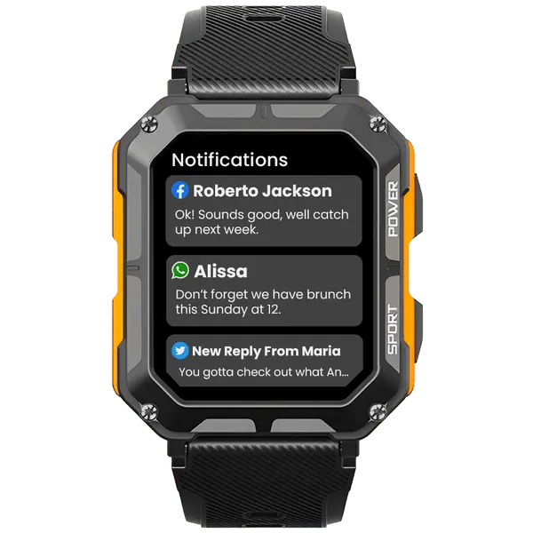 Vielseitige EnduranceX Smartwatch für Outdoor, Sport & Alltag, mit Herzfrequenz- & Aktivitätstracking.
