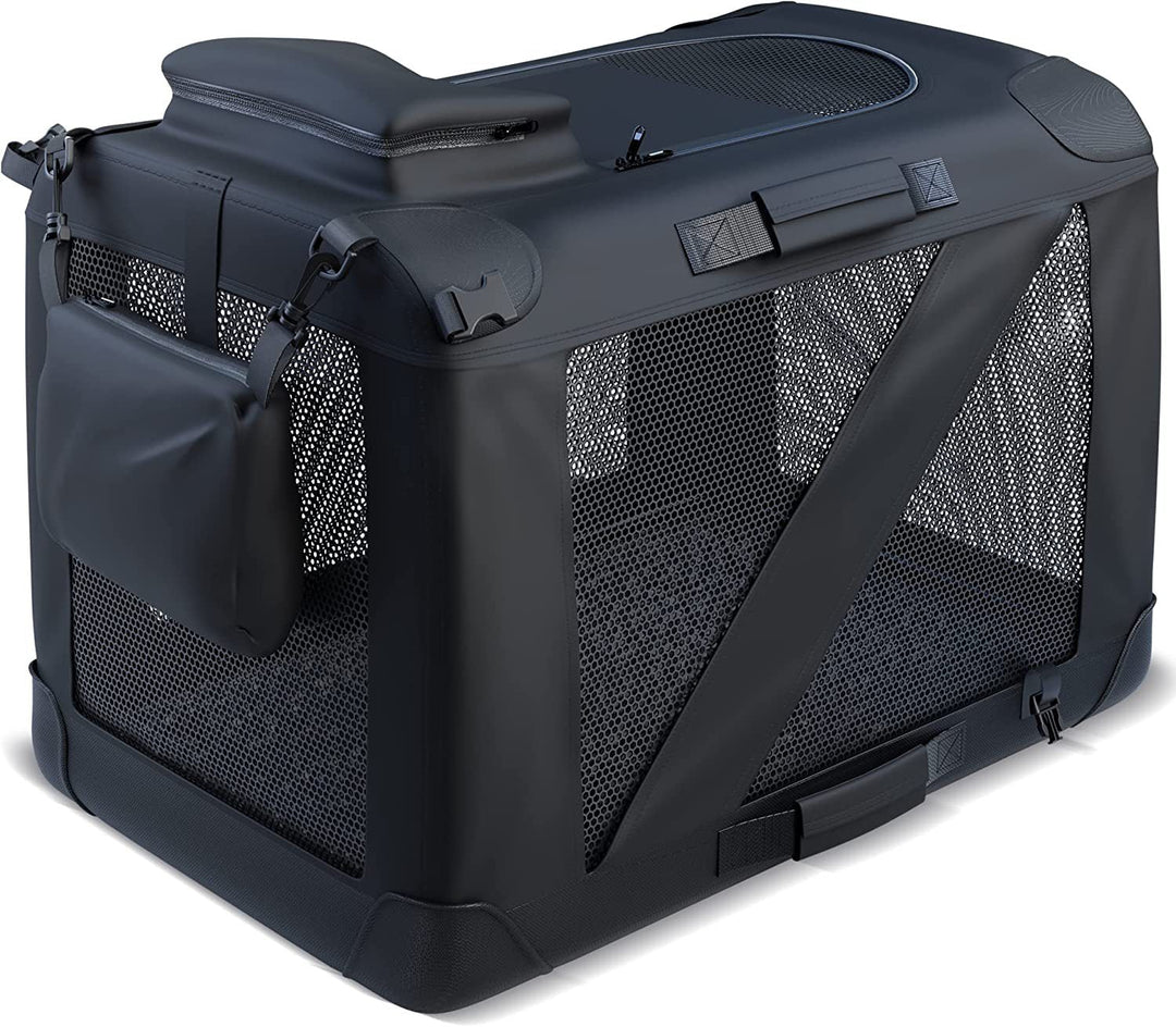 Komfortable Haustiertransporttasche für Hunde & Katzen, faltbar & wasserdicht, perfekt für Outdoor & Reisen.