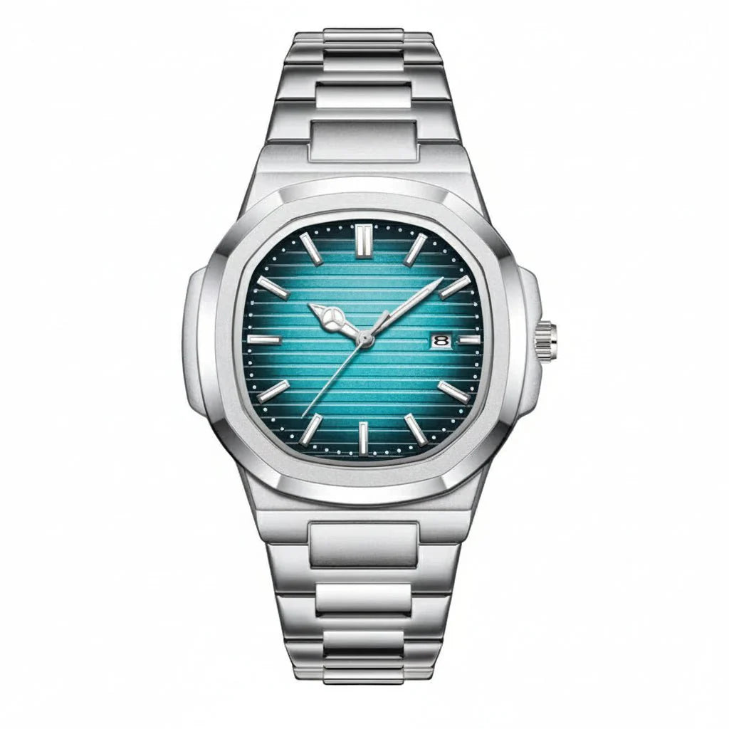 Taktische Herren-Armbanduhr: Quadratische, wasserdichte Digitaluhr. Robustes Accessoire für Sportler.