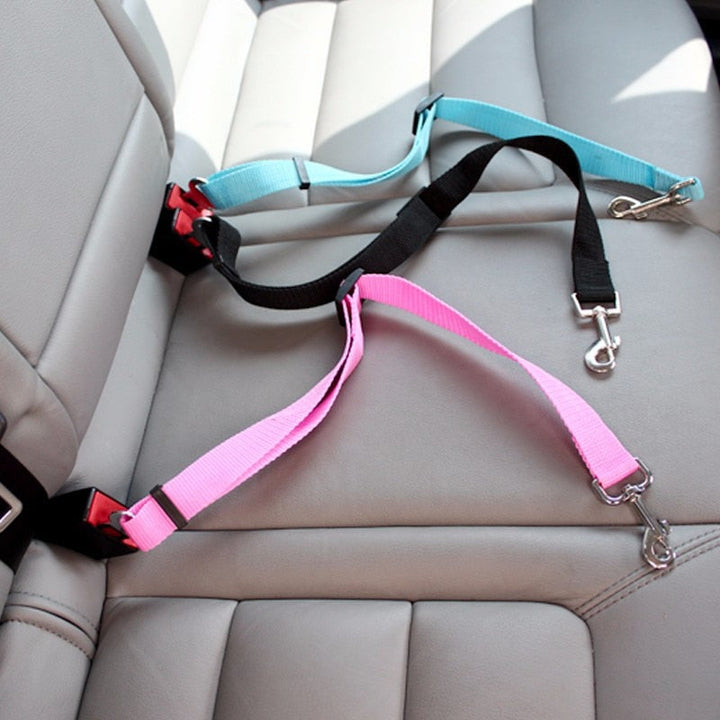 Robuste Hunde-Autoleine aus Nylon für sicheren Halt im Auto. Optimaler Hundegurt für Reisesicherheit.