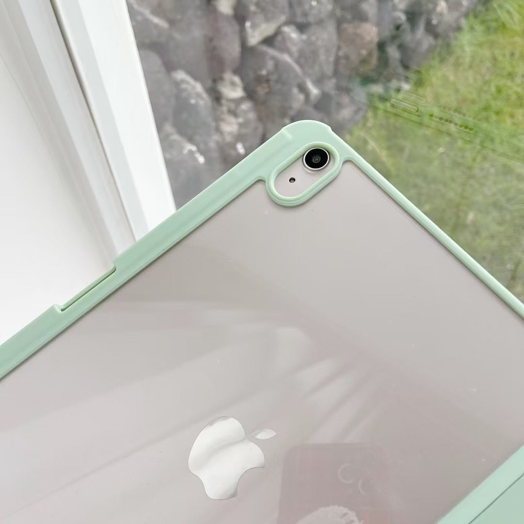 Faltbare iPad Origami Smart Case aus Silikon, ideal als Tablet-Ständer. Bietet stoßfesten Schutz und variable Blickwinkel.