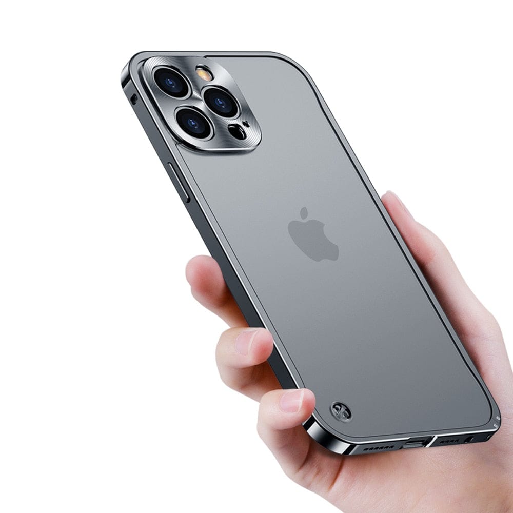 Robuste iPhone Hülle aus Aluminium. Eleganter Schutz mit schlankem Design und Stoßschutz für Ihr Smartphone.