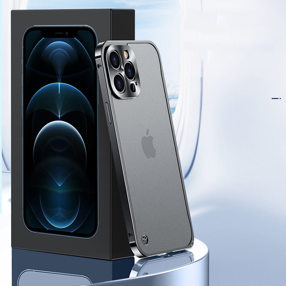 CNC-gefräste Aluminium iPhone Hülle. Metallschutzhülle bietet Kratz- und Stoßschutz für Ihr Handy.