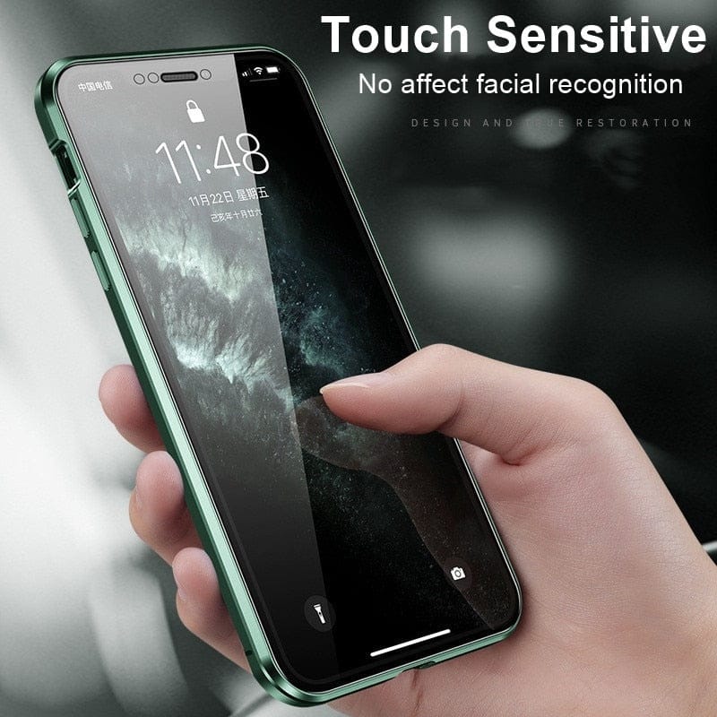 Premium Handy Zubehör: iPhone Schutzhülle aus Metall für optimalen Schutz.