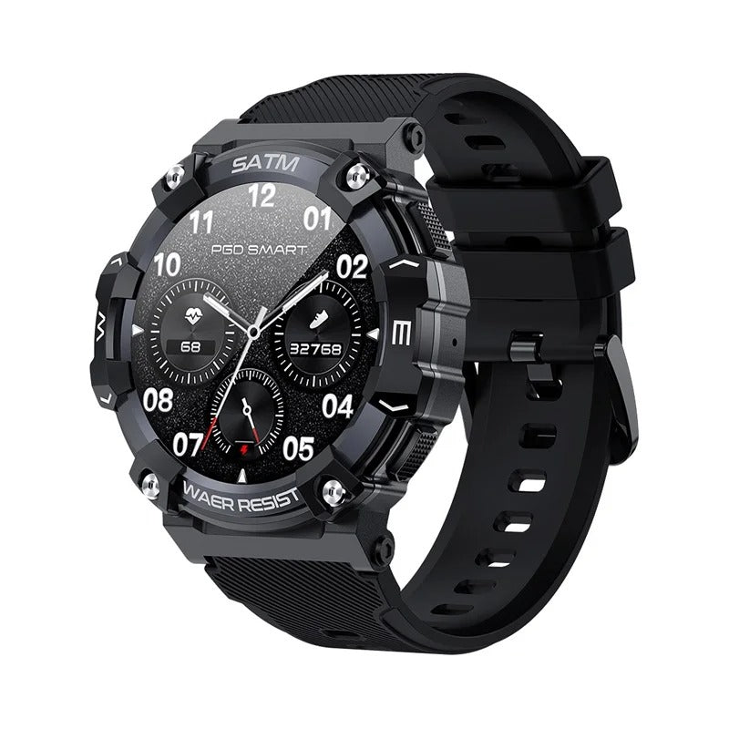 IronForce Pro Outdoor Smartwatch für Herren. Wasserdicht und stoßfest, ideal für Abenteuer und Extremsport.
