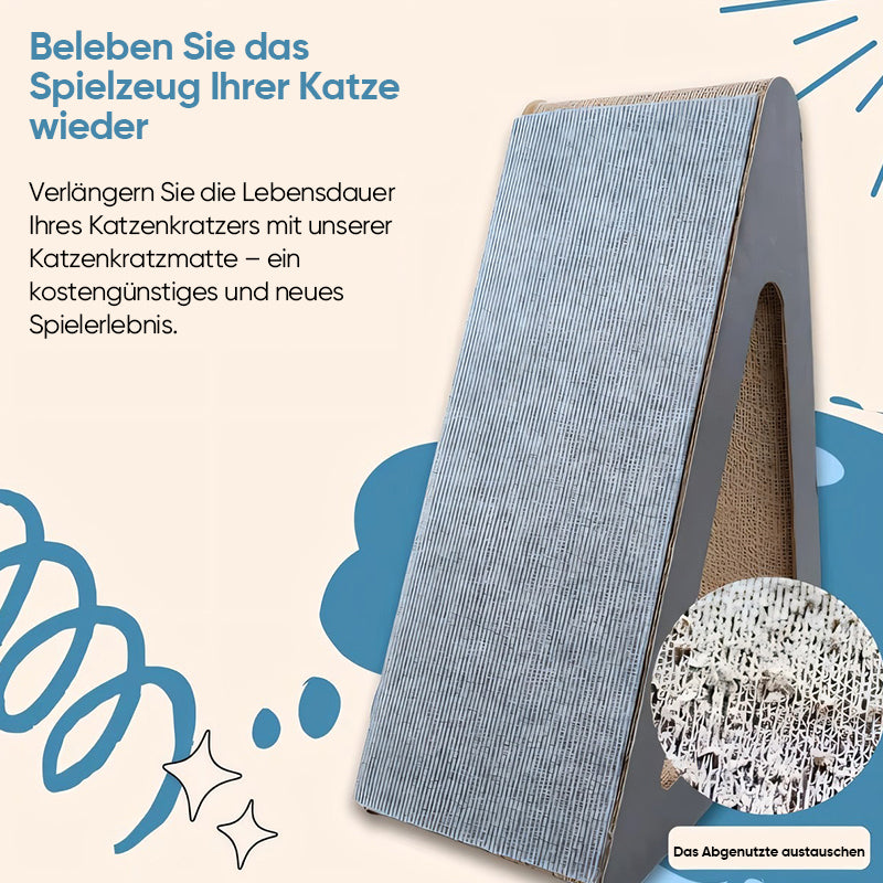 Zuschneidbare Kratzmatte für Katzen schützt Sofas & Sessel. Strapazierfähig & einfach anzubringen.