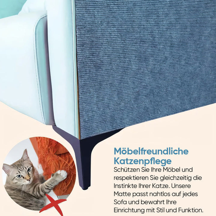 Langlebige Katzenkratzmatte als Möbelschutz, beugt Schäden vor & fördert das natürliche Kratzverhalten Ihrer Katze.