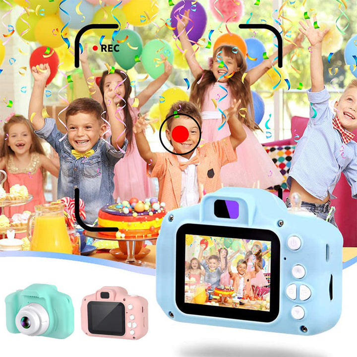 Digitalkamera für Kinder mit bunten Kreativfiltern, fördert Fantasie, Spiel & erste Fotografie-Schritte.