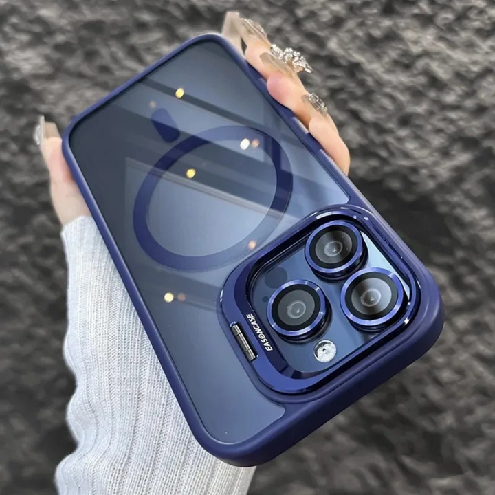 Vielseitige stoßfeste Handytasche mit Ständer, Kameraschutz & Magnetfunktion für optimalen Komfort.
