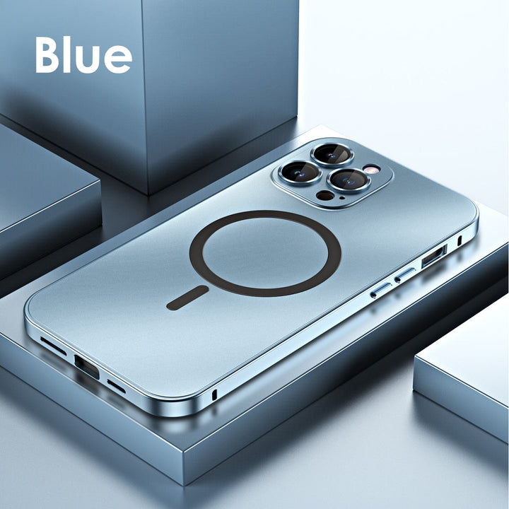 Hochwertige iPhone Schutzhülle aus Metall, bietet umfassenden Premium-Schutz & Stil für dein Smartphone.