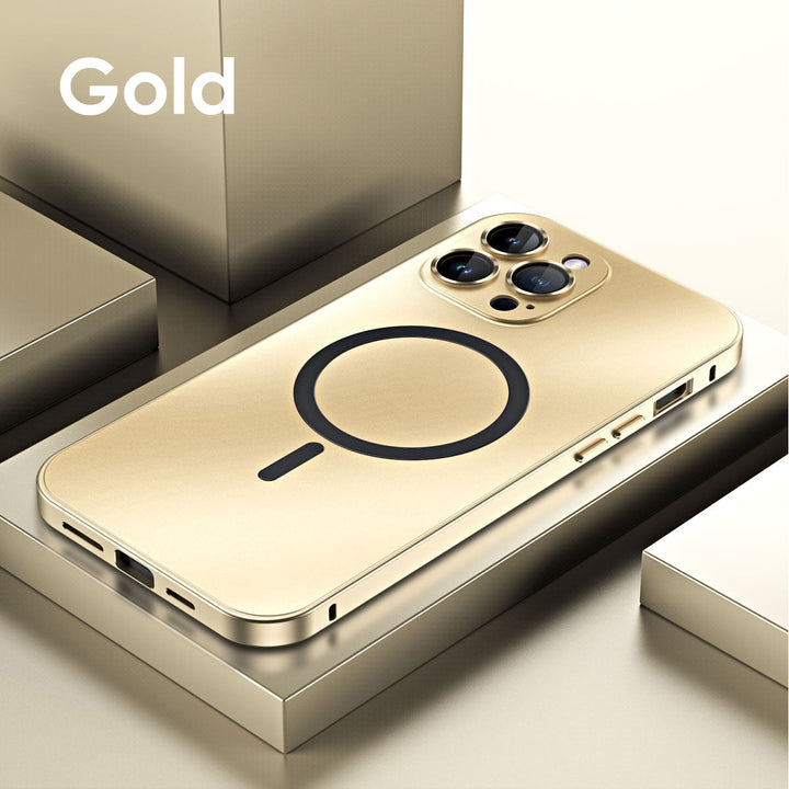 Robuste Metall Handyhülle für iPhone, mit Kameraschutz, für sicheren & eleganten Schutz deines Geräts.