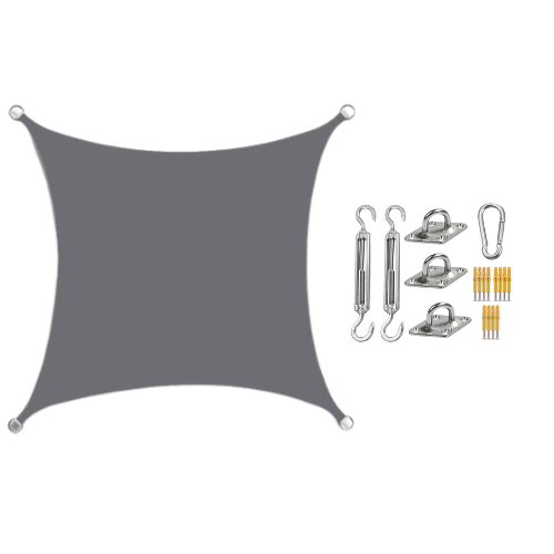 Flexible Outdoor Abdeckung, Markise Sonnensegel für perfekten Schatten im Garten.