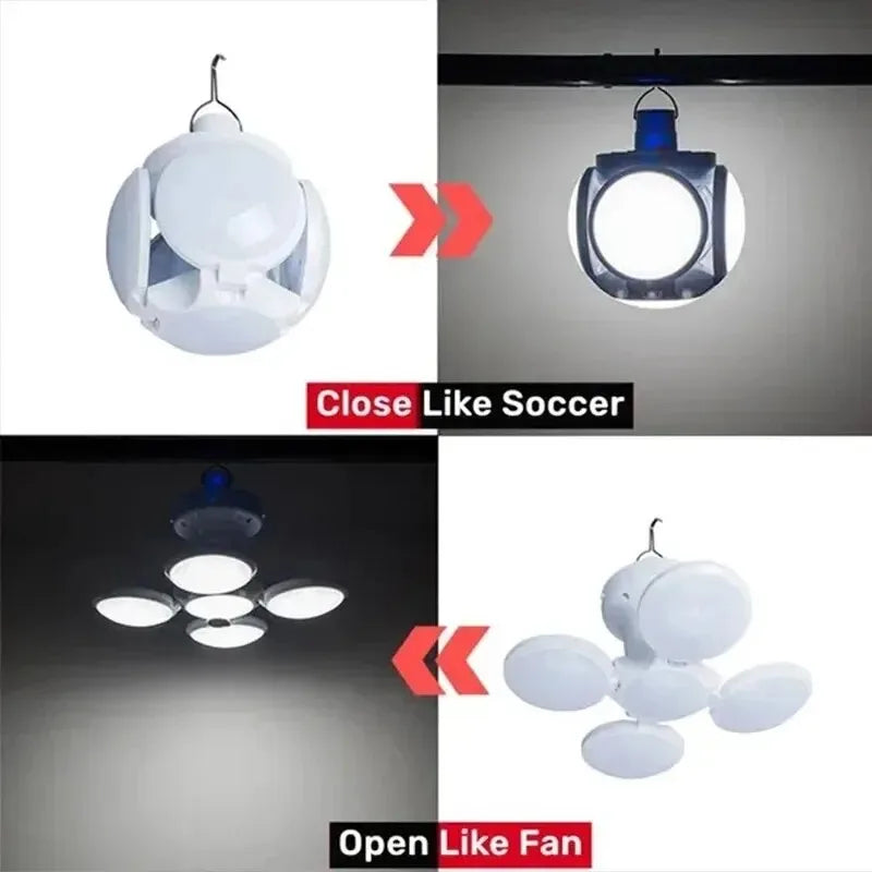 Vielseitige Solar-Campinglampe, USB-aufladbar & wasserdicht. LED-Laterne für Outdoor, Notfälle & Reisen.