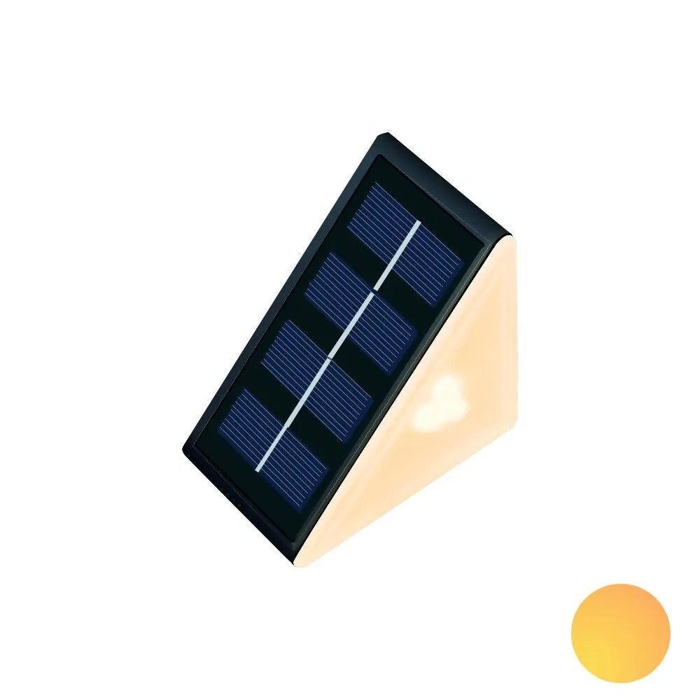 Einfach zu installierende Solar-Stufenleuchte, wasserdicht und wartungsfrei, ideal als Sicherheitslicht im Garten.