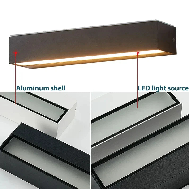 Wetterfeste Solar Wandleuchte für den Außenbereich, ideal als Gartenlampe oder Balkonlicht, mit 16 superhellen LEDs.
