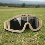 Graue Linse Khaki