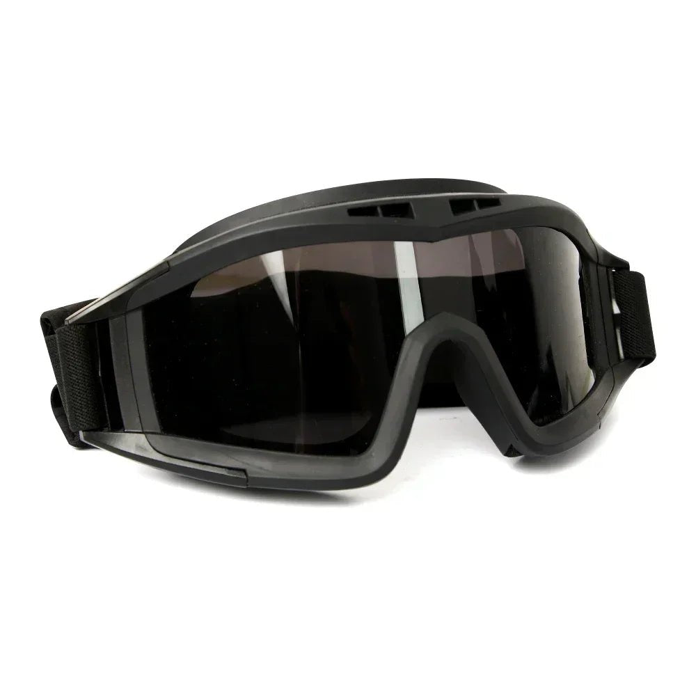 Robuste Unisex-Schutzbrille für Sportler, taktisch, bietet optimalen Augenschutz im Gelände.