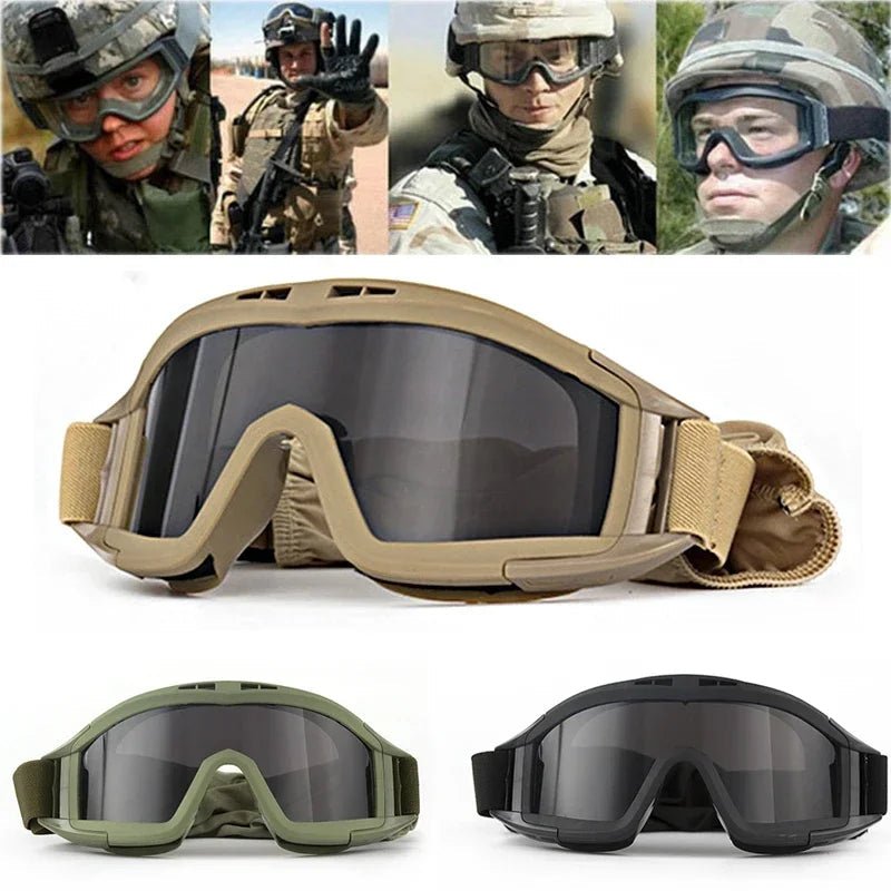 Airsoft & Paintball Schutzbrille, robust, taktisch, bietet hervorragenden Augenschutz im Gelände.