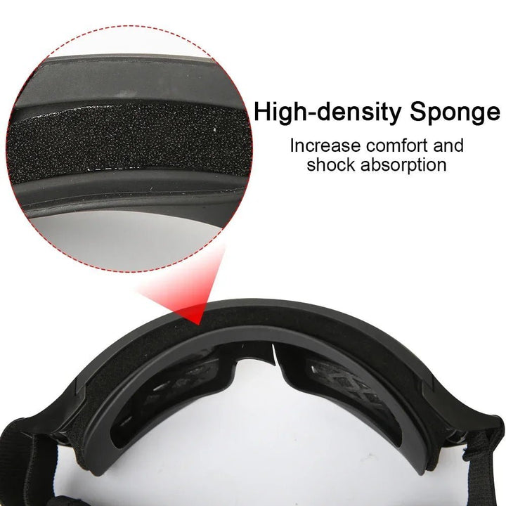 Optimaler Augenschutz: Robuste taktische Schutzbrille für Outdoor & Sport, unisex passend.