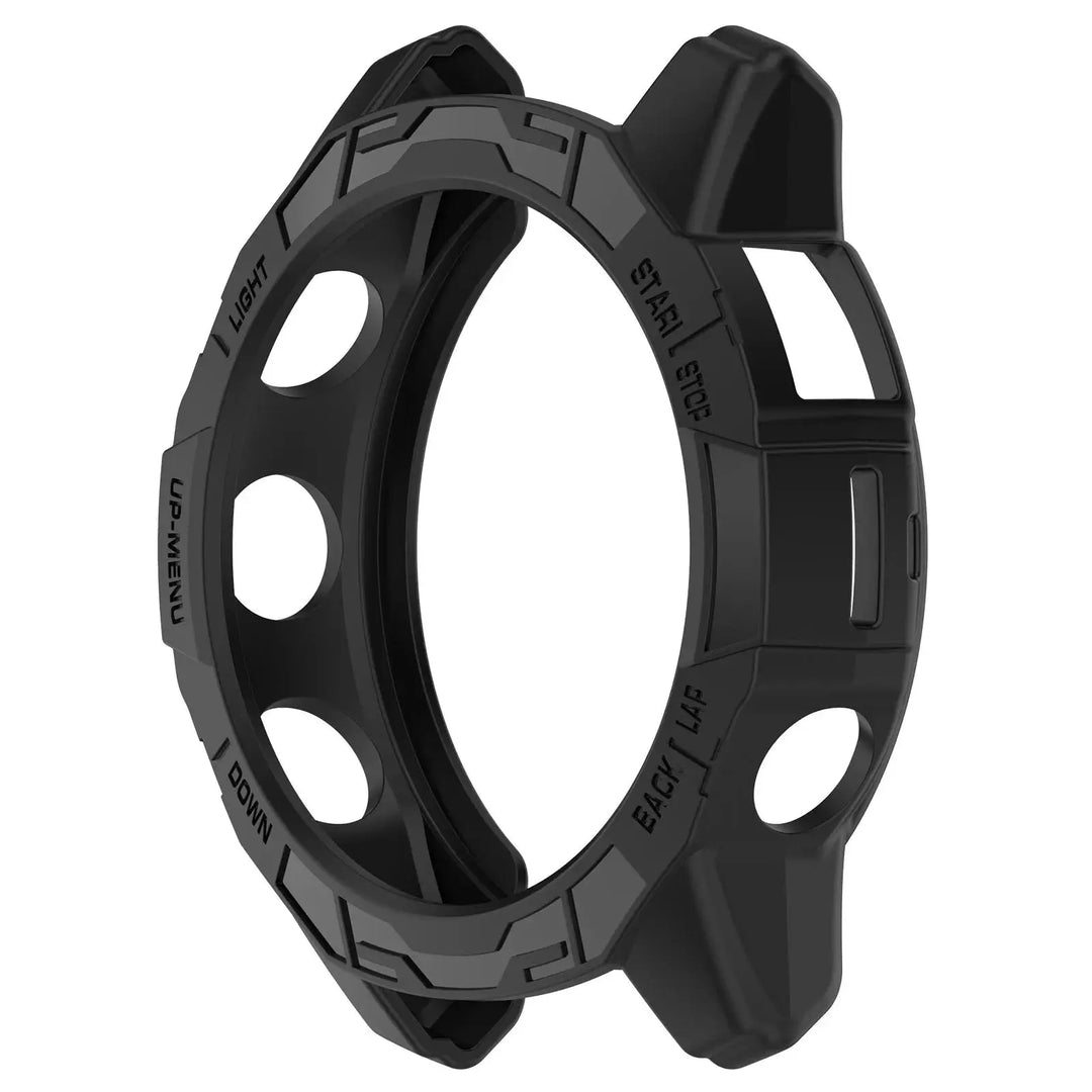 Strapazierfähige TPU-Uhrhülle in Schwarz für Fenix 7 Pro, bietet langlebigen Stoß- und Kratzschutz.