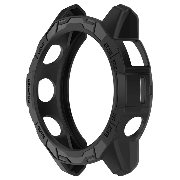 Strapazierfähige TPU-Uhrhülle in Schwarz für Fenix 7 Pro, bietet langlebigen Stoß- und Kratzschutz.