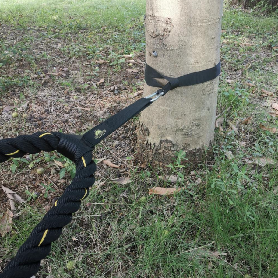 Robuste Unisex Battle Rope Straps für effektives Kraft- und Ausdauertraining, ideal für intensives Workout.