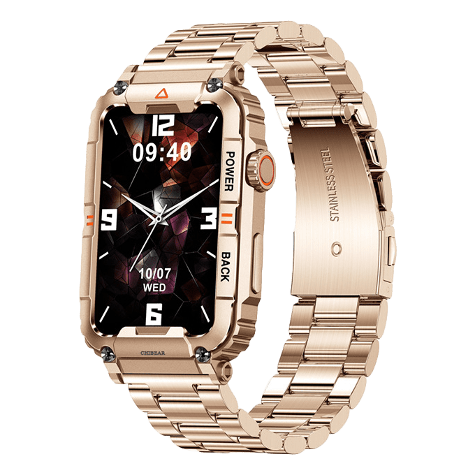Robuste Unisex SIM-Smartwatch mit GPS, ideal für Outdoor-Abenteuer und Sport, wasserdichtes Design.