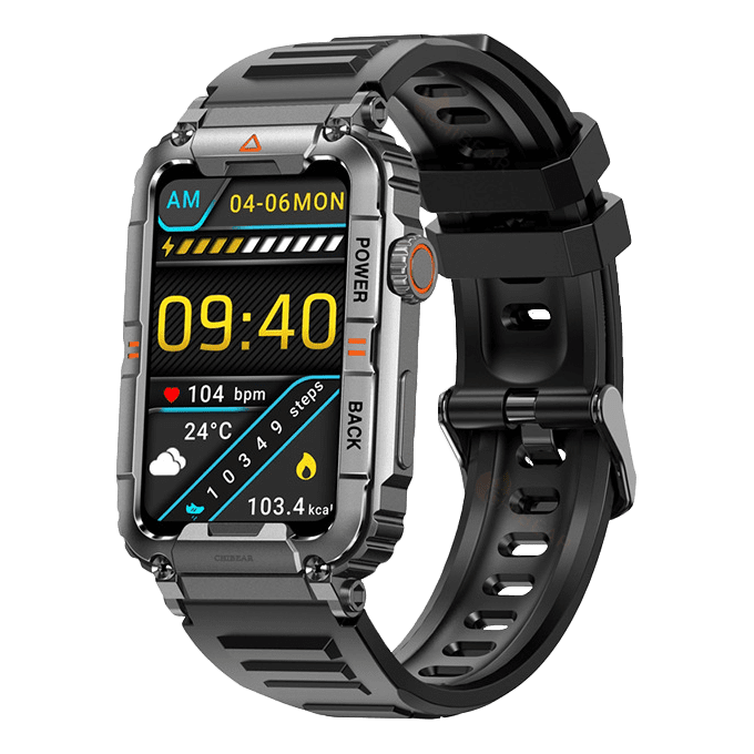 Android SIM-Smartwatch für Kommunikation unterwegs, mit GPS, robustem Gehäuse und Fitness-Tracking.