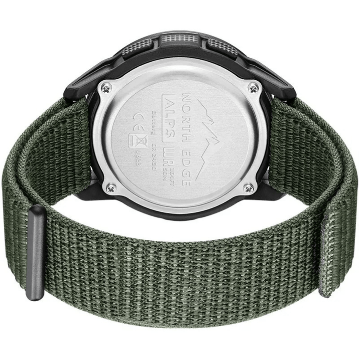 Elegante Unisex Carbon-Sportuhr mit großem Digitaldisplay. Multifunktionale Outdooruhr für Fitness & Abenteuerlustige.