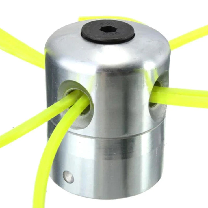 Aluminium Fadenkopf mit 4 langlebigen Schneidfäden für alle gängigen Freischneider & Rasentrimmer.