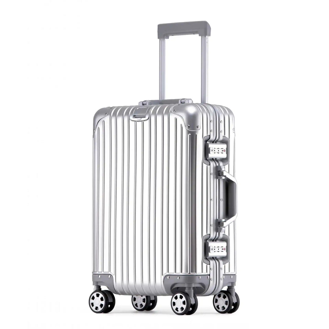 Premium Tirana Aluminium-Magnesium Hartschalenkoffer, robustes und stilvolles Reisegepäck für höchste Ansprüche.